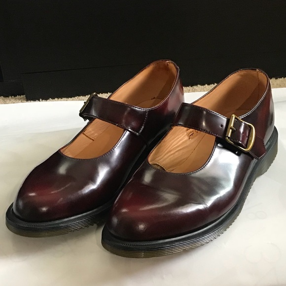 oxblood mary janes